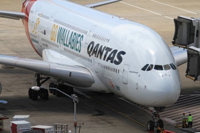 Airbus A380-800 (VH-OQH) - THE WALLABIES WENT, AND CAME HOME BEATEN BY THE ALL BLACKS ... AGAIN ! :)