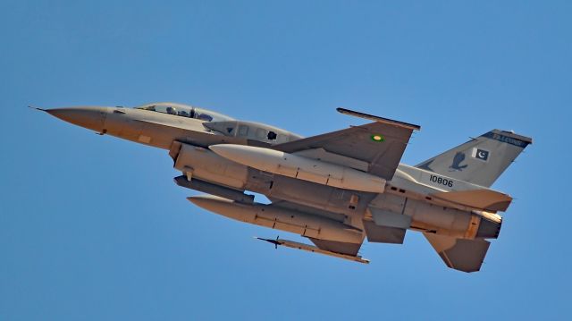 — — - Pakistan Air Force F-16D 10806 Falcons - Red Flag 16-4br /Las Vegas - Nellis AFB (LSV / KLSV)br /TDelCorobr /August 24, 2016