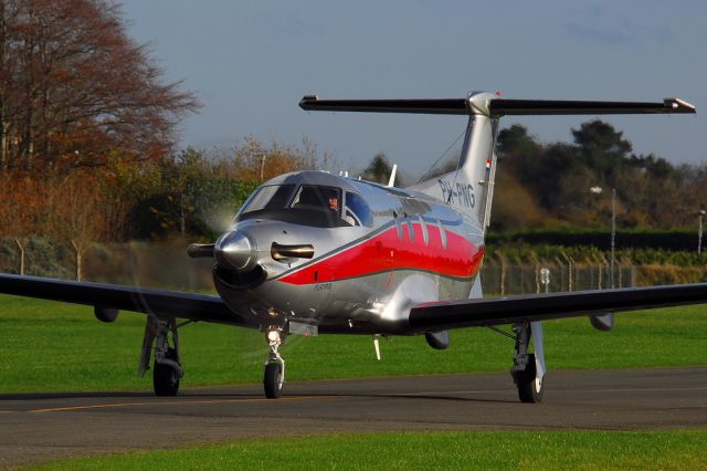 Pilatus PC-12 (PH-PNG) - Weston Airport, Dublin.