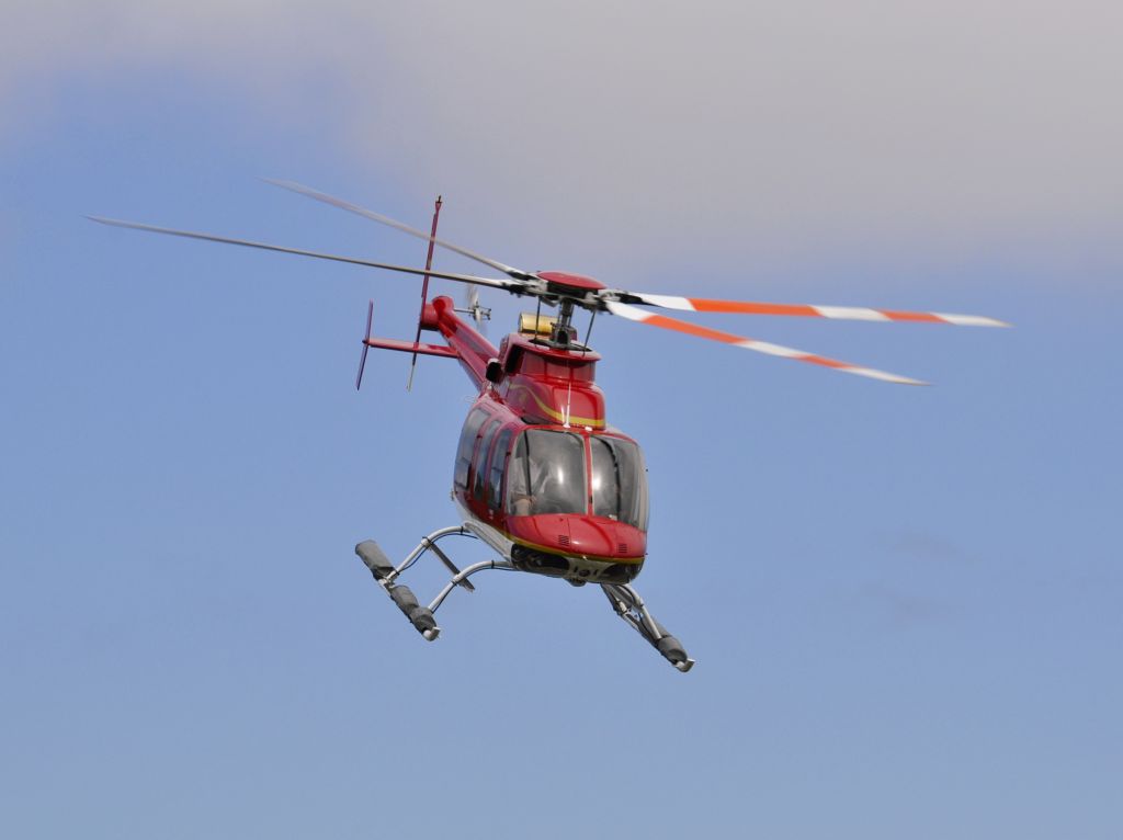 Bell 407 (N2398G) - Flipper Aviation Llc Bell 407 N2398G at Sausalito starting an areal tour on San Francisco