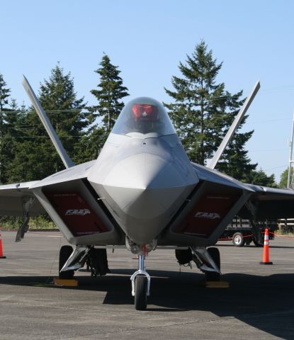 Lockheed F-22 Raptor — - F-22 Raptor at McChord AFB AirExpo 7-20-2008.