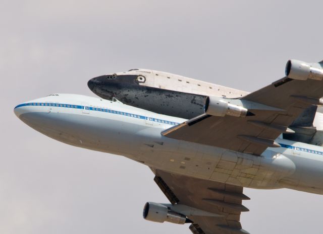 N905NA — - Shuttle coming over Tucson Az  9/20/2012