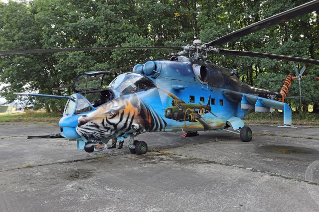 MIL Mi-25 (CEF3369) - Photo taken on September 18, 2021 at NATO Days in Ostrava.