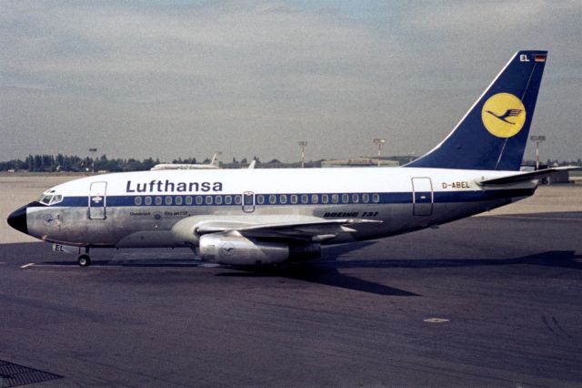 Boeing 737-100 (D-ABEL) - 1967 at Düsseldorf (EDDL)