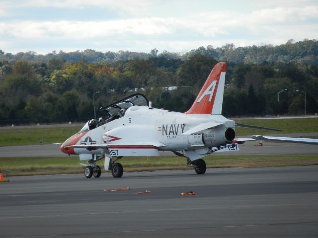 16-5599 — - A T-45 Goshawk Of The United States Navy/Marine Corps Starting Up Sitting On The Ramp