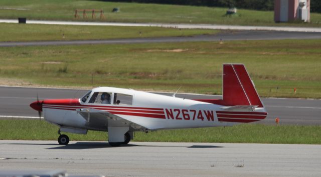 Mooney M-20 (N2674W) - Just landed, beautiful aircraft