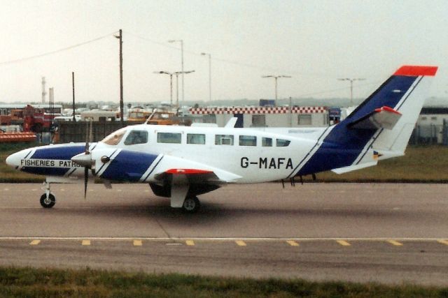 Cessna F406 Vigilant (G-MAFA) - Taxiing for departure in Sep-98.