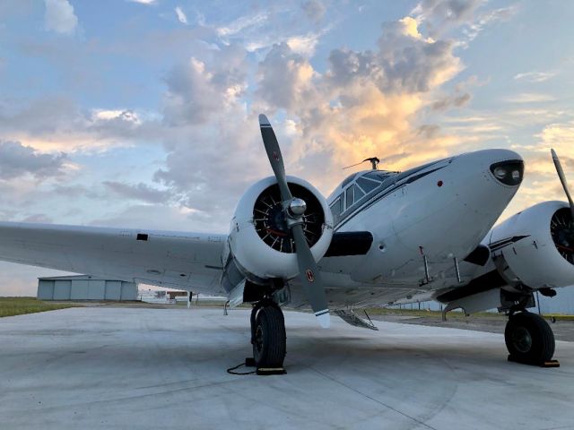 Beechcraft 18 (N7BS) - Dawn patrol, Saturday May 2, 2020