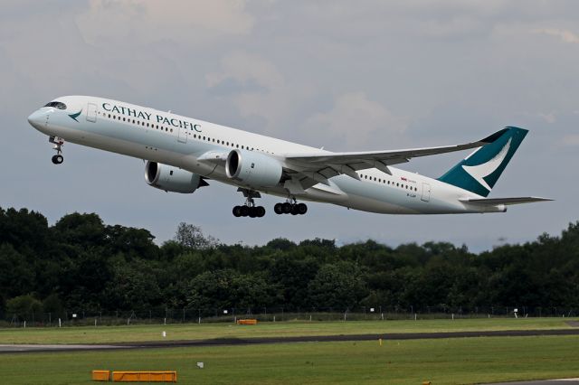 Airbus A350-900 (B-LRP) - One of Cathays newer A350-900s operating CPA358 to Hong Kong, 22 July 2017