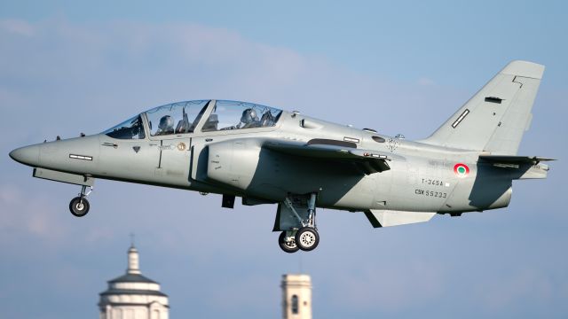 LEONARDO M-345 (CSX55233) - test flight 