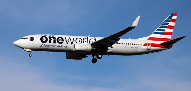 Boeing 737-800 (N838NN) - My posting of this is back from 4 years ago landing at PHL.  