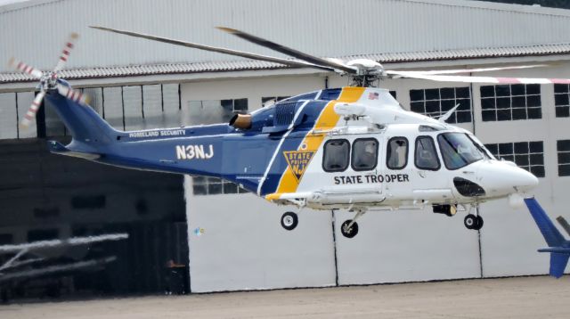 BELL-AGUSTA AB-139 (N3NJ) - NJ State Trooper Helo is daparting, fall 2019.