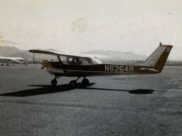 Cessna Commuter (N6264R) - My 1st solo, Falcon Field-8/1966