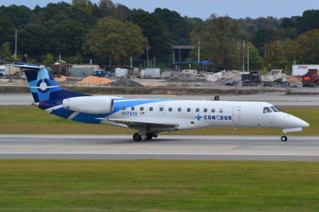 Embraer ERJ-135 (N17513) - Take-off 18C at KCLT - 10/26/19
