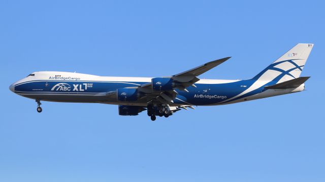 BOEING 747-8 (VP-BBY) - XL oversize titels