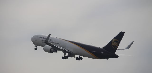 BOEING 767-300 (N351UP) - Taken from Terminal B