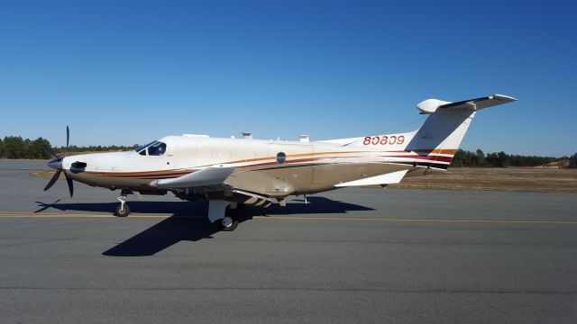 Pilatus PC-12 (N80809) - Military PC12  "Hunter"