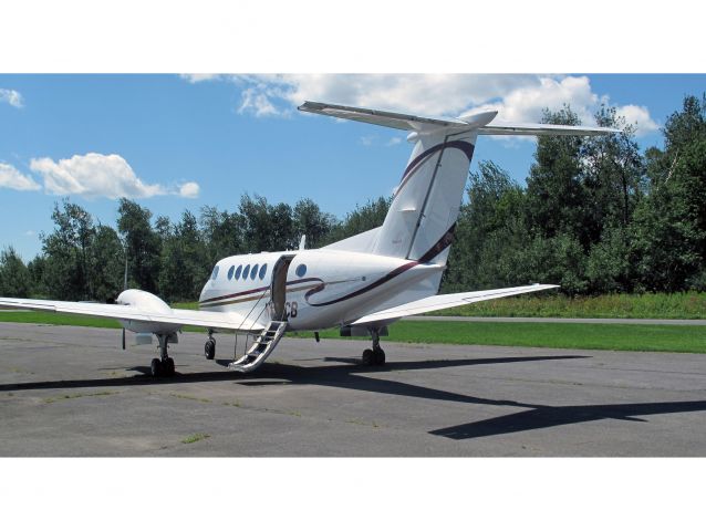 Beechcraft Super King Air 200 (N351CB) - At Frankfort, NY. 2,500ft runway.