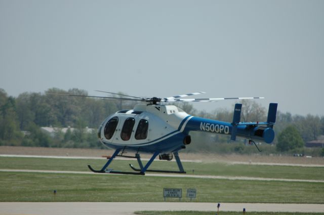 MD HELICOPTERS MD-600N (N500PD) - MD HELICOPTER INC, 600N taxiing for takeoff. Police Chopper