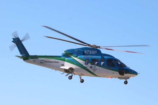 Sikorsky S-76 (N798P) - A new sighting for the Cleveland Clinic fleet of Sikorsky’s on 26 Mar 2019.