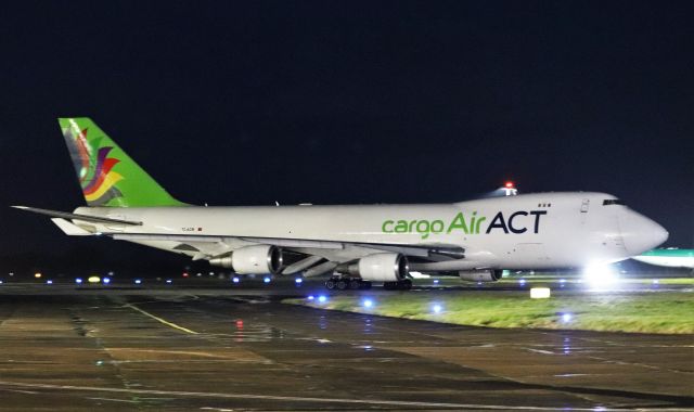 Boeing 747-400 (TC-ACM) - AirAct cargo b747-428f(er) tc-acm dep shannon for chicago this morning 26/10/20.