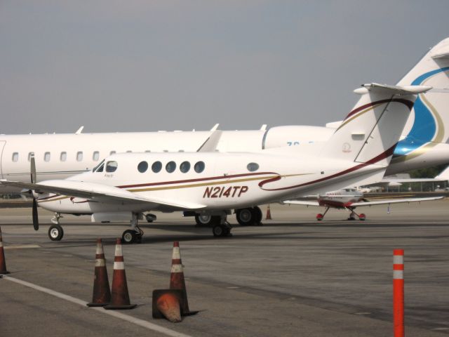 Beechcraft Super King Air 200 (N214TP) - Parked at Santa Ana