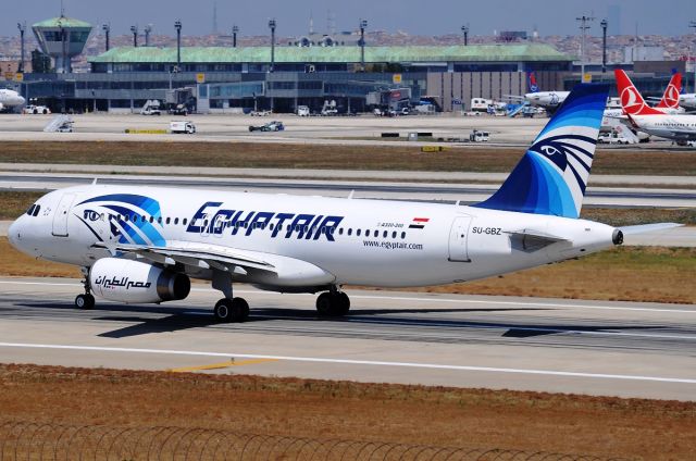 Airbus A320 (SU-GBZ) - EgyptAir Airbus A320-200 at Istanbul Atatürk Airport