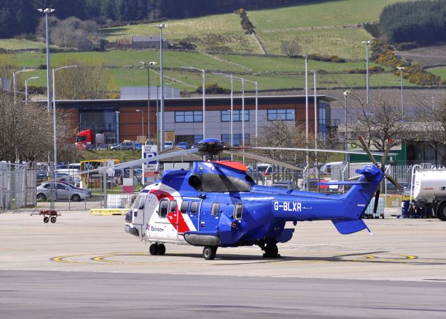 TUSAS Cougar (G-BLXR) - Bristow Helicopters AS-332L Super Puma G-BLXR in Aberdeen