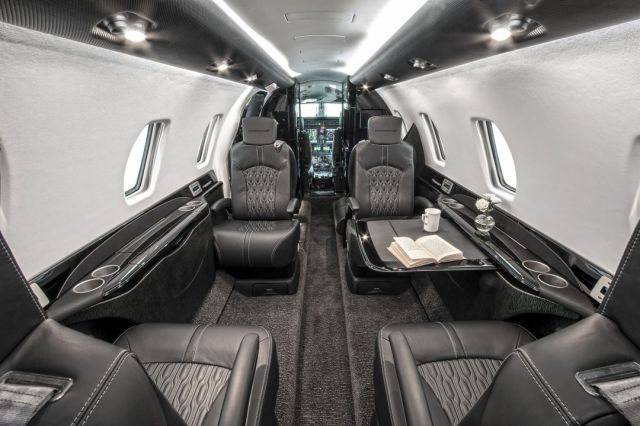 Cessna Citation Sovereign (N680XP) - Interior shot in Vegas