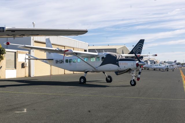 Cessna Caravan (VH-XA4) - Survey aircraft. At Jandakot near Perth, Australia. 27-MAR-2025.
