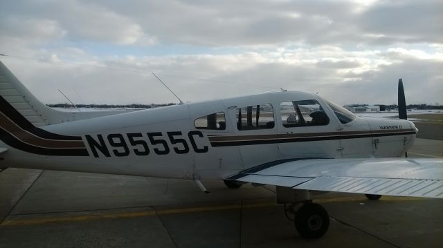 Piper Cherokee (N9555C) - This was taken sometime in April 2014, after a flight lesson.