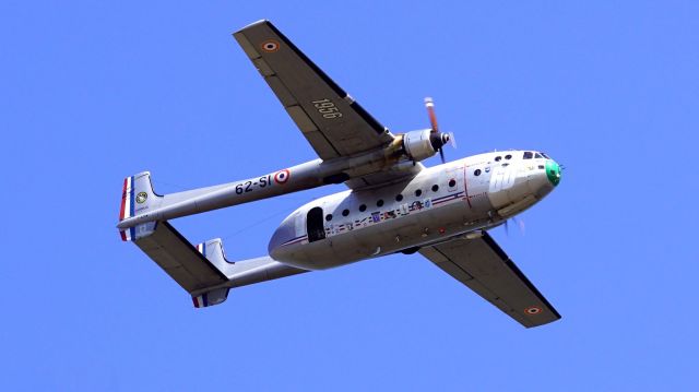 NORDFLUG Noratlas (F-AZVM) - Overflight on the day of the flight