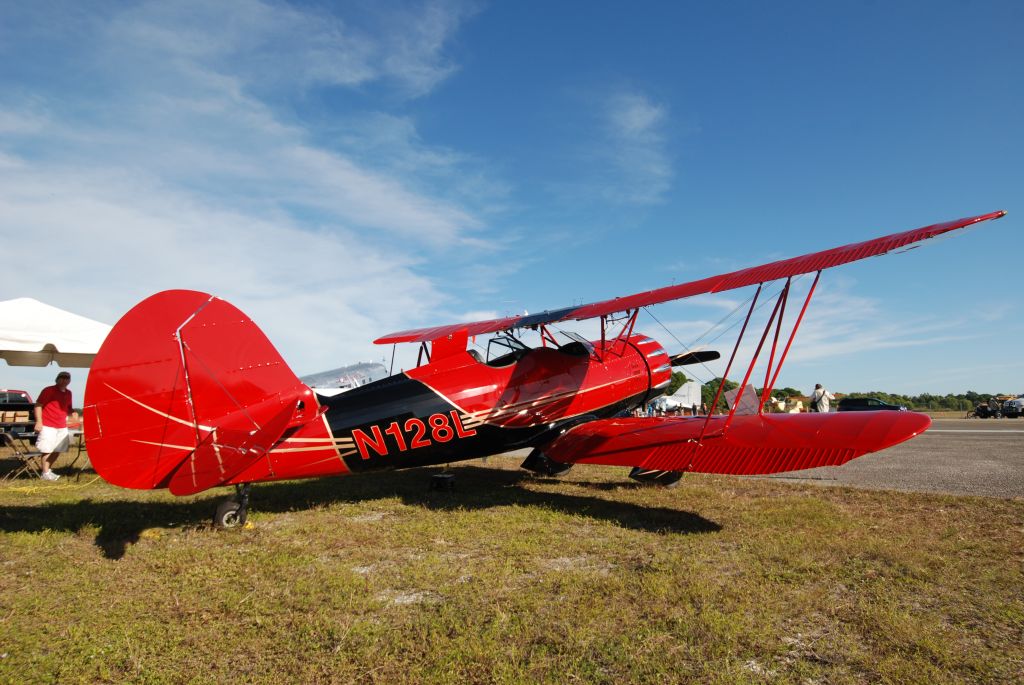 WACO OHIO YMF (N128L) - 2013 Stuart Air Show