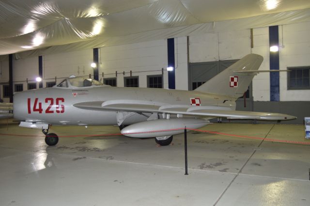 MIKOYAN MiG-17 (N1426D) - On display at the Tillamook Air Museum while on loan from the Classic Aircraft Aviation Museum out of Hillsboro, Oregon.