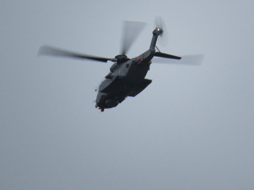 — — - Flew over our home in Bridgewater NS..