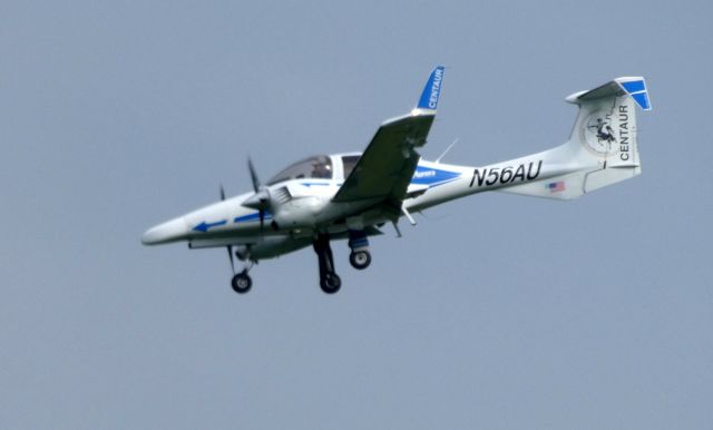 Diamond Twin Star (N56AU) - On final is this Diamond Twin Star in the Summer of 2018.