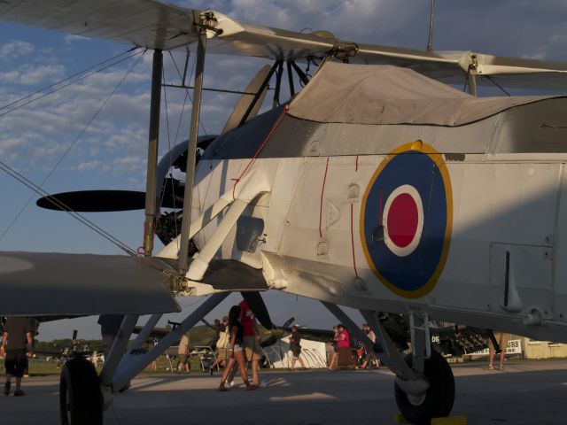 FAIREY Swordfish (C-GEVS) - Fairey Swordfish at Airventure 2011 all the way from Gatineau, Quebec, where Vintage Wings of Canada own and operate many historic warplanes.