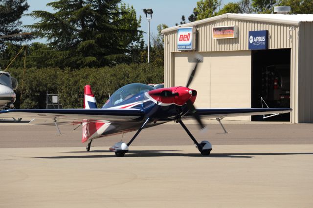 Lancair Lancair 4 (N42EX) - KRDD - April 21st, 2017 - this great looking plane pulled onto the Redding Jet Center ramp during the EAA B-17G tour flight weekend. Any clues on what type of a/c will be greatly appreciated, click full image.