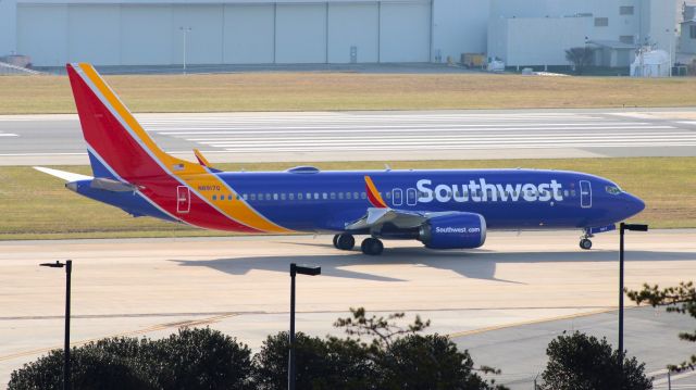 Boeing 737 MAX 8 (N8917Q) - Taxiing out to DEN as WN544