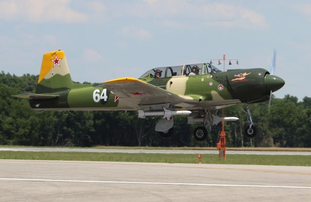 NANCHANG PT-6 (N40369) - A Nanchang CJ-6 departing Runway 18, NW Alabama Regional Airport, Muscle Shoals, AL, during Warbird Weekend - June 10, 2017.