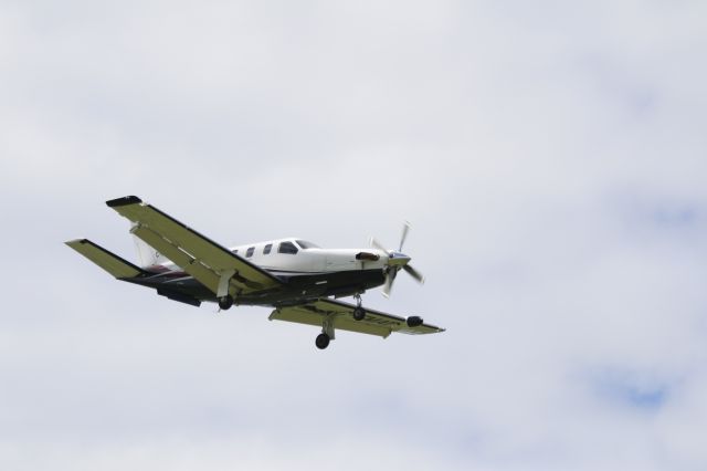 Socata TBM-850 (C-FMAT) - June 24, 2020br /br /Landing at CYPQ. Windy and cloudy day