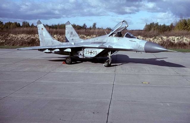 N2905 — - JG-73 MiG-29 Fulcrum fighter with registration 2905 photgraphed at its homebase Laage, Germany