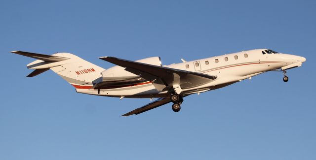 Cessna Citation X (N119RM) - A 1998 model Cessna 750 Citation X departing H. L. Sonny Callahan Airport, Fairhope, AL - late in the afternoon, March 2, 2022.