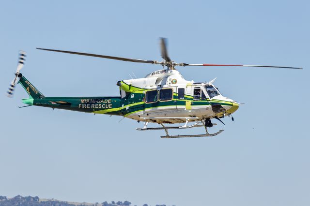 Bell 412 (VH-UCH) - NSW Rural Fire Service (VH-UCH) Bell 412EP arriving at Wagga Wagga Airport. Still wearing Miami-Dade Fire Rescue livery.