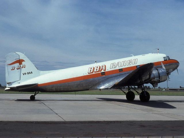 Douglas DC-3 (VH-BAA) - Dc3 VH-BAA at Melbourne Essendon Airport