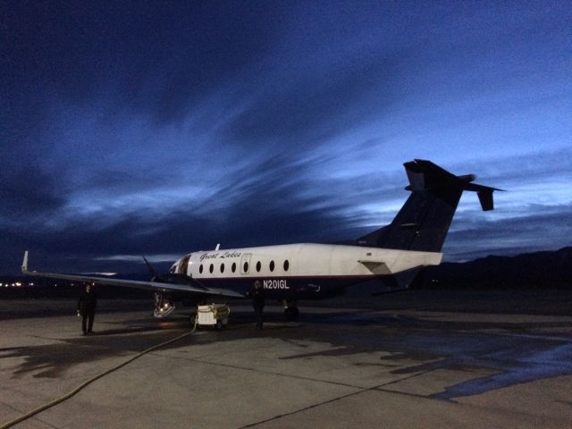 Beechcraft 1900 (N201GL) - Early morning preflight