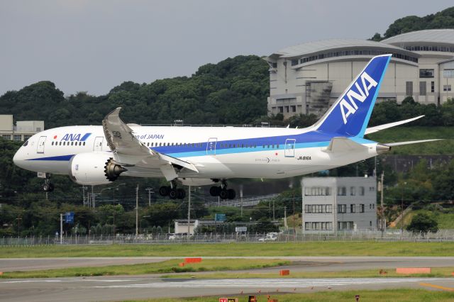 Boeing 787-8 (JA816A) - Location: RJFF RWY34 approach end