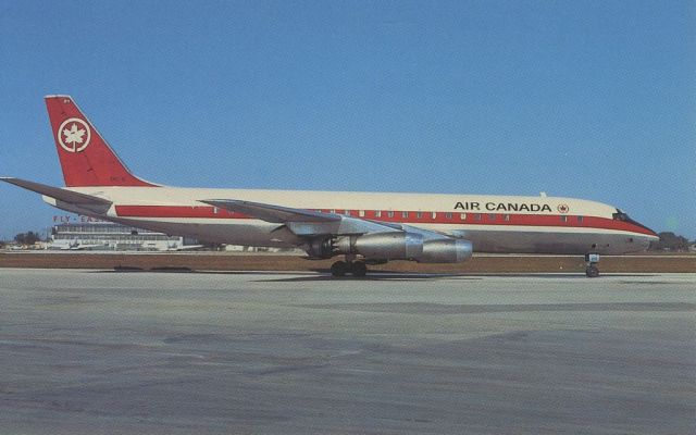 McDonnell Douglas Jet Trader (C-FTJA) - scanned from postcardbr /air canada