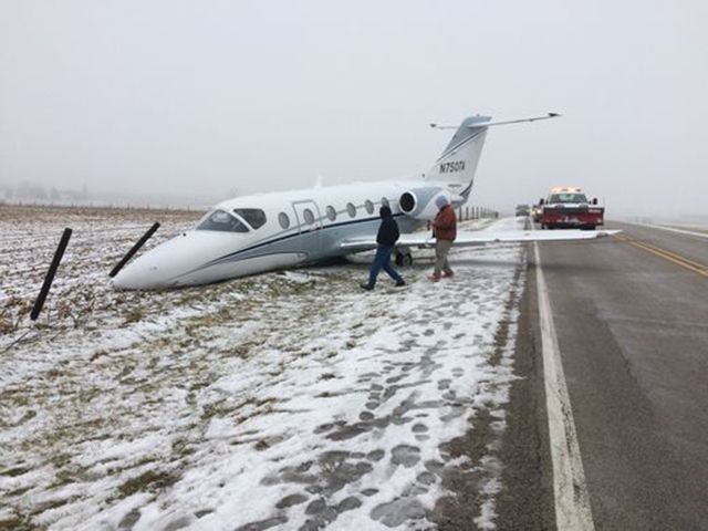 Beechcraft Beechjet (N750TA) - Photo credit: Mike Emery/Palladium-Item