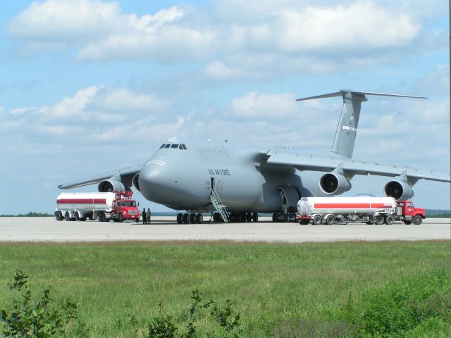 LOCKHEED C-5 Super Galaxy — - Fuel stop in Gander